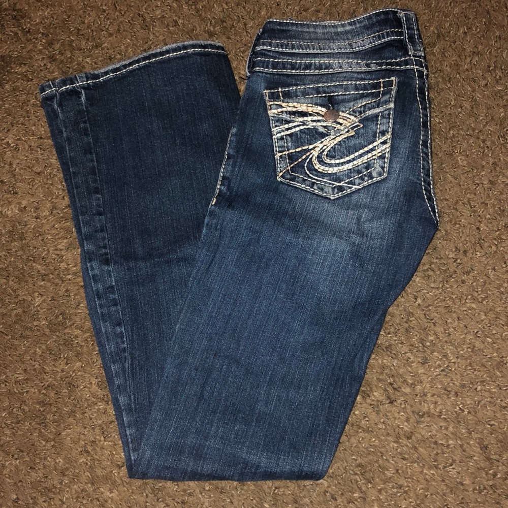 Silver jeans!